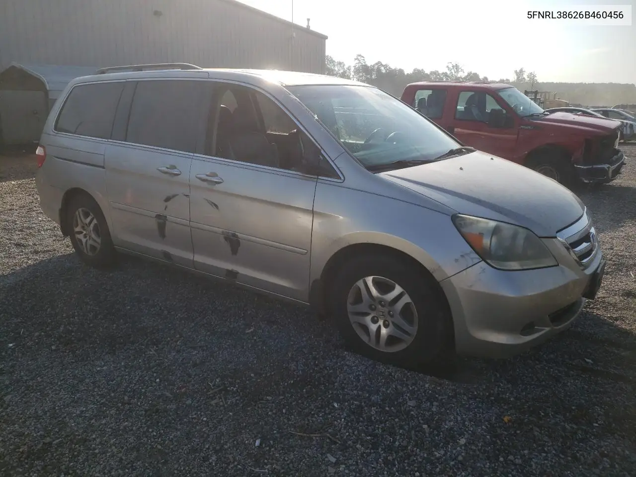 2006 Honda Odyssey Exl VIN: 5FNRL38626B460456 Lot: 62566855