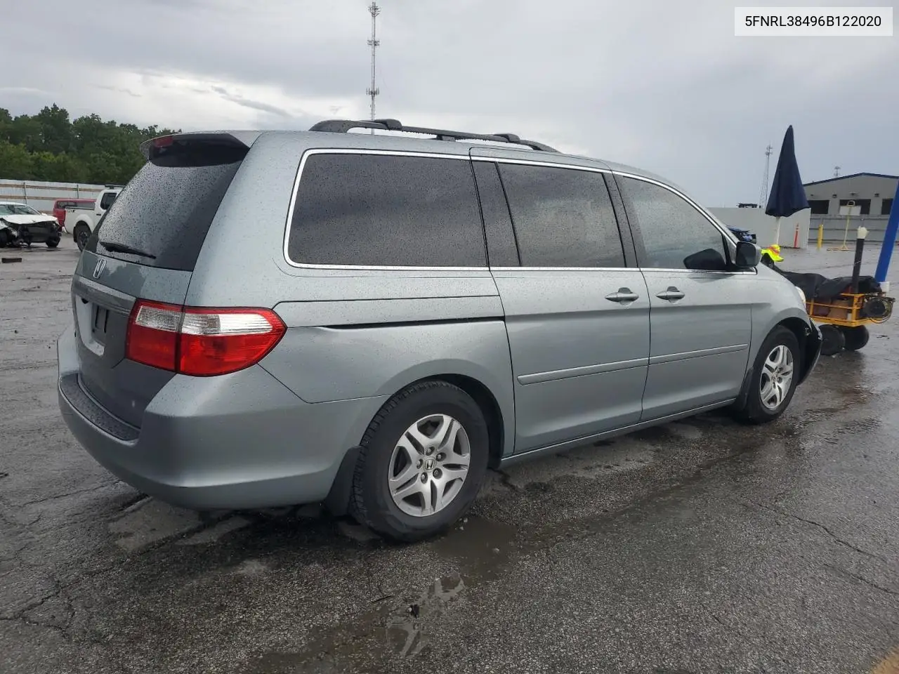2006 Honda Odyssey Ex VIN: 5FNRL38496B122020 Lot: 62589795