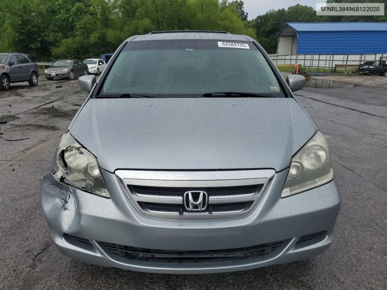 2006 Honda Odyssey Ex VIN: 5FNRL38496B122020 Lot: 62589795