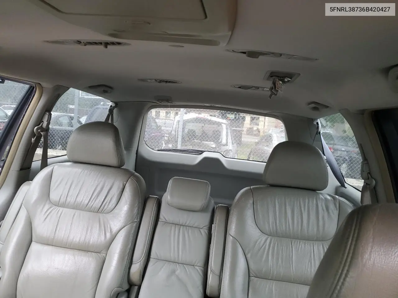2006 Honda Odyssey Exl VIN: 5FNRL38736B420427 Lot: 62680165