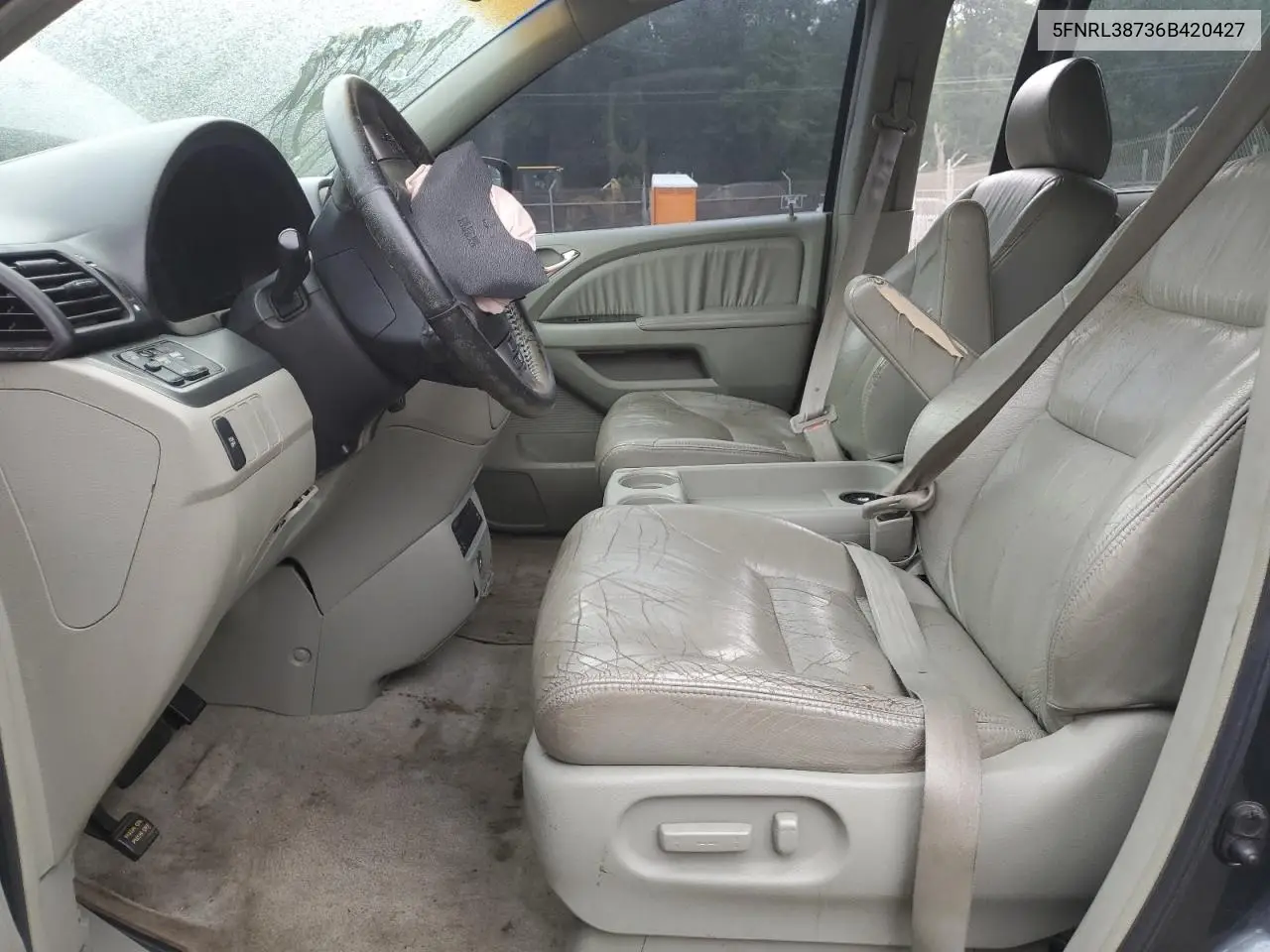 2006 Honda Odyssey Exl VIN: 5FNRL38736B420427 Lot: 62680165