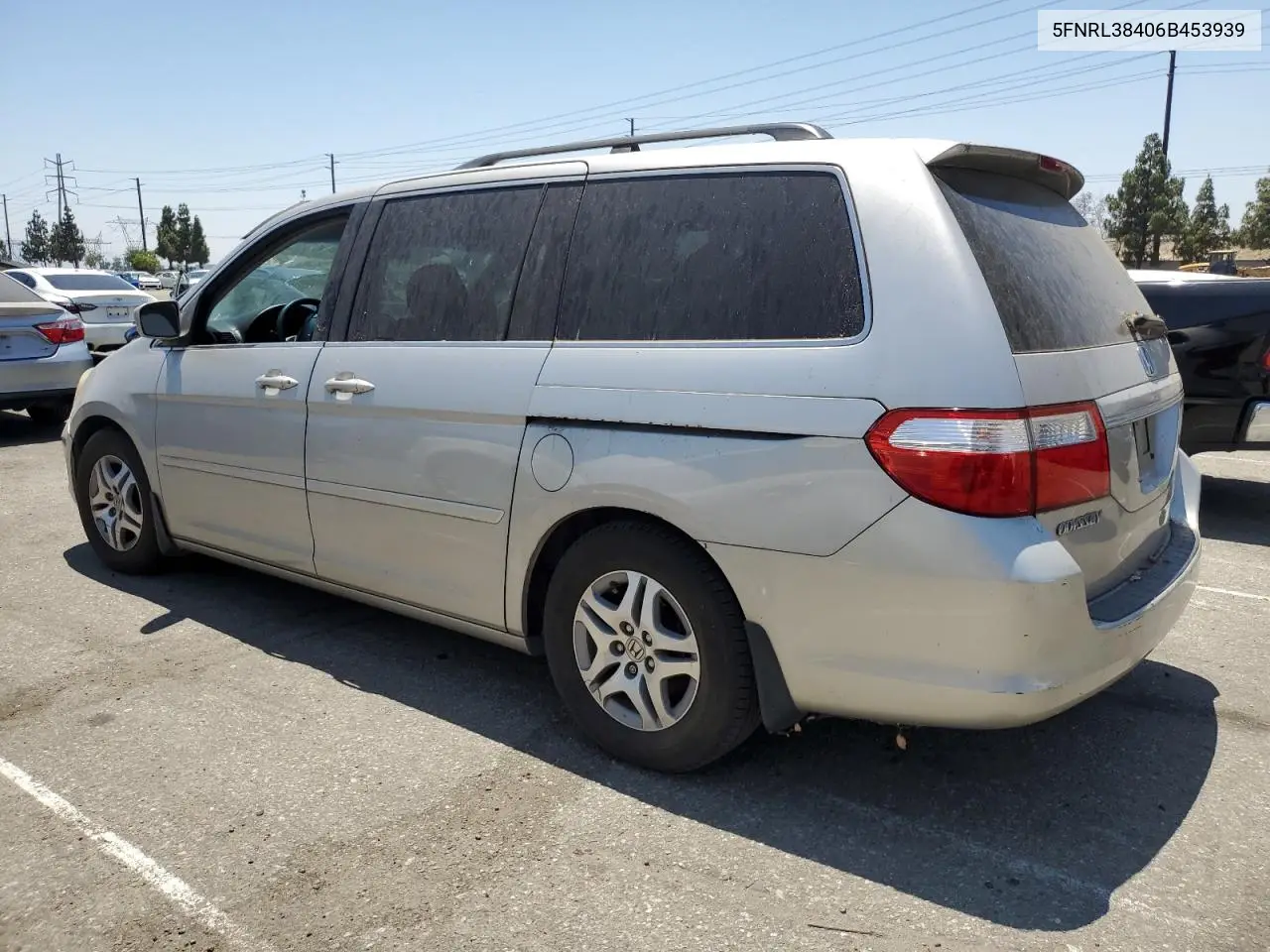 2006 Honda Odyssey Ex VIN: 5FNRL38406B453939 Lot: 62784155