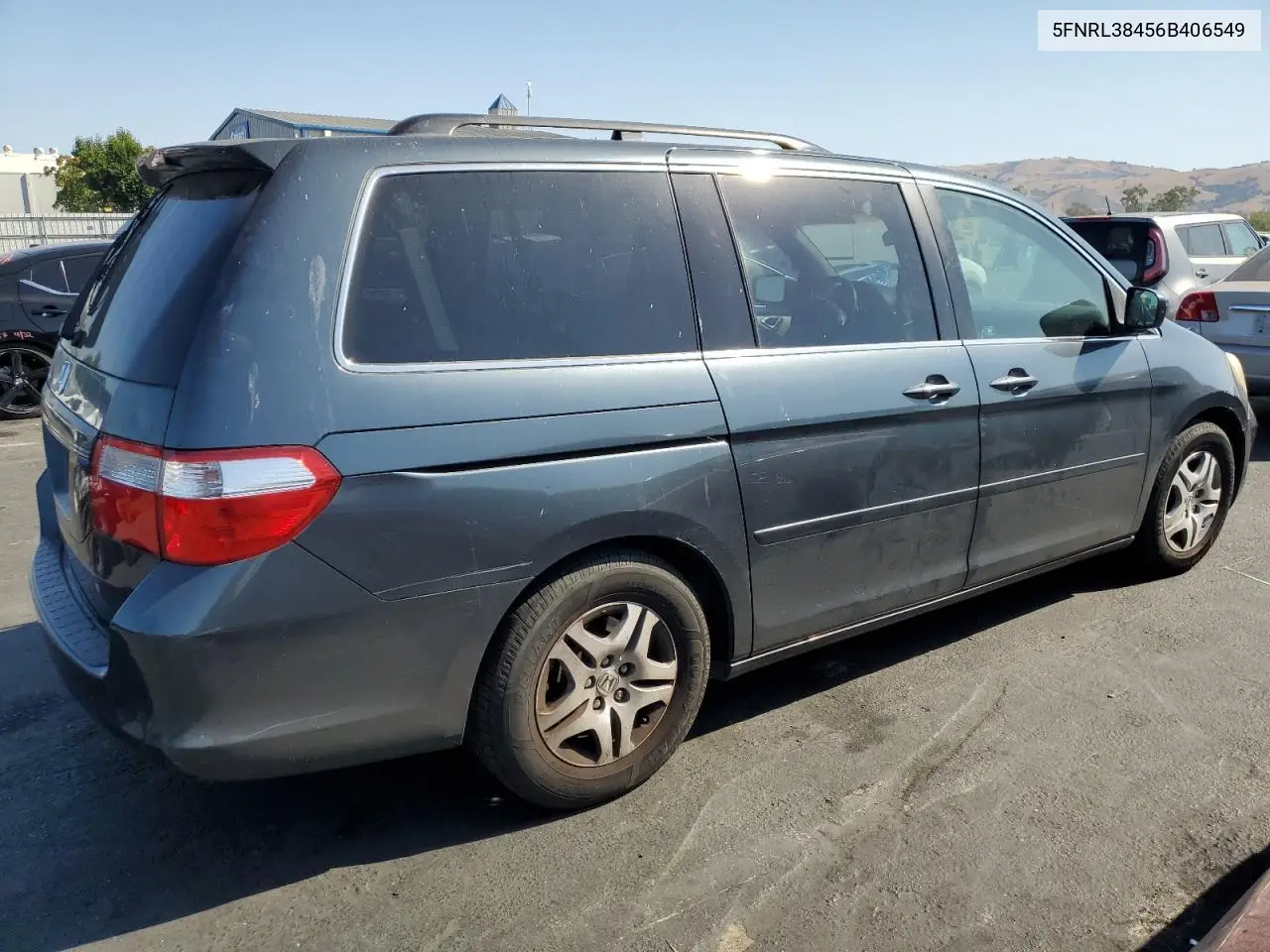 2006 Honda Odyssey Ex VIN: 5FNRL38456B406549 Lot: 63462215