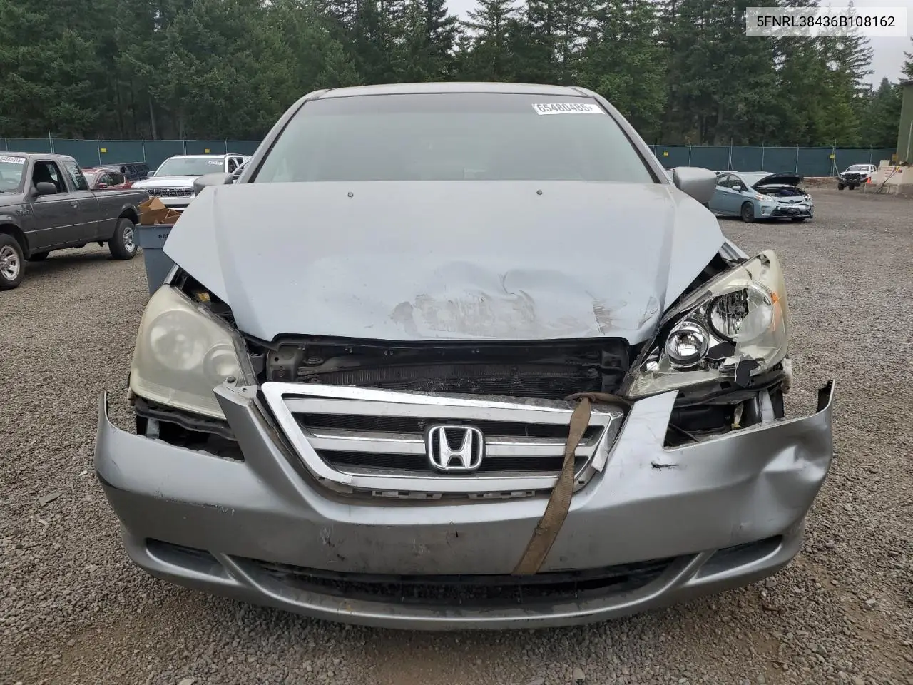 2006 Honda Odyssey Ex VIN: 5FNRL38436B108162 Lot: 65480485