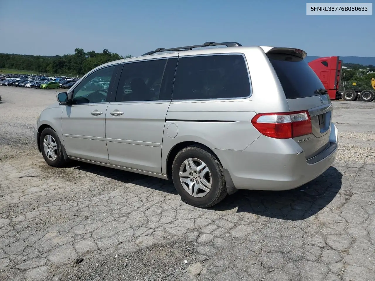 2006 Honda Odyssey Exl VIN: 5FNRL38776B050633 Lot: 65504265