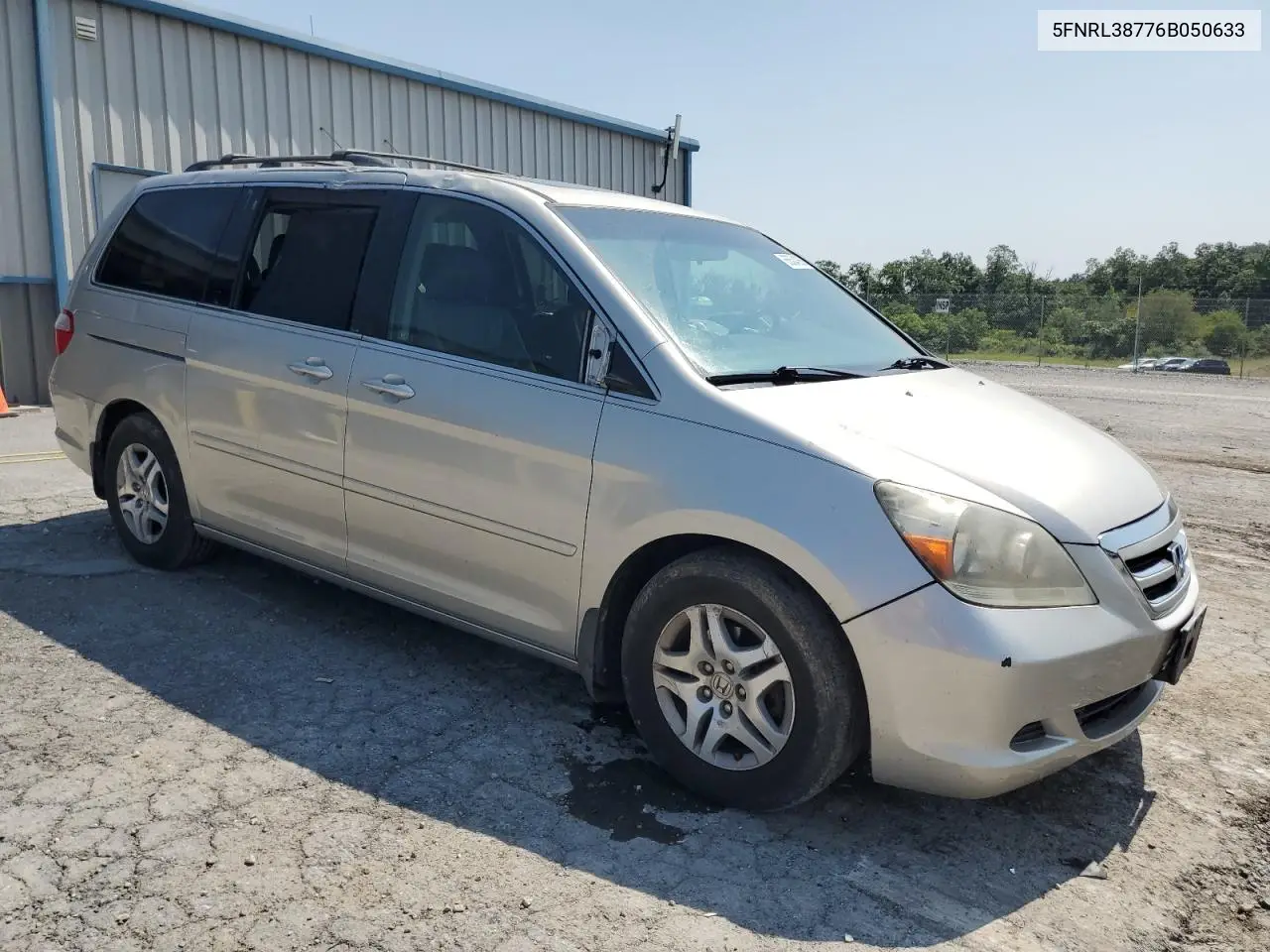 2006 Honda Odyssey Exl VIN: 5FNRL38776B050633 Lot: 65504265