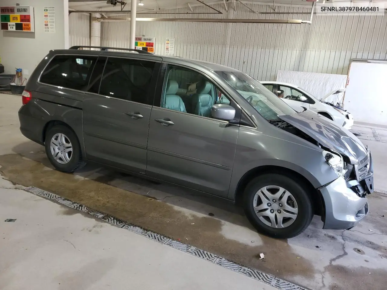 2007 Honda Odyssey Exl VIN: 5FNRL38797B460481 Lot: 55046625