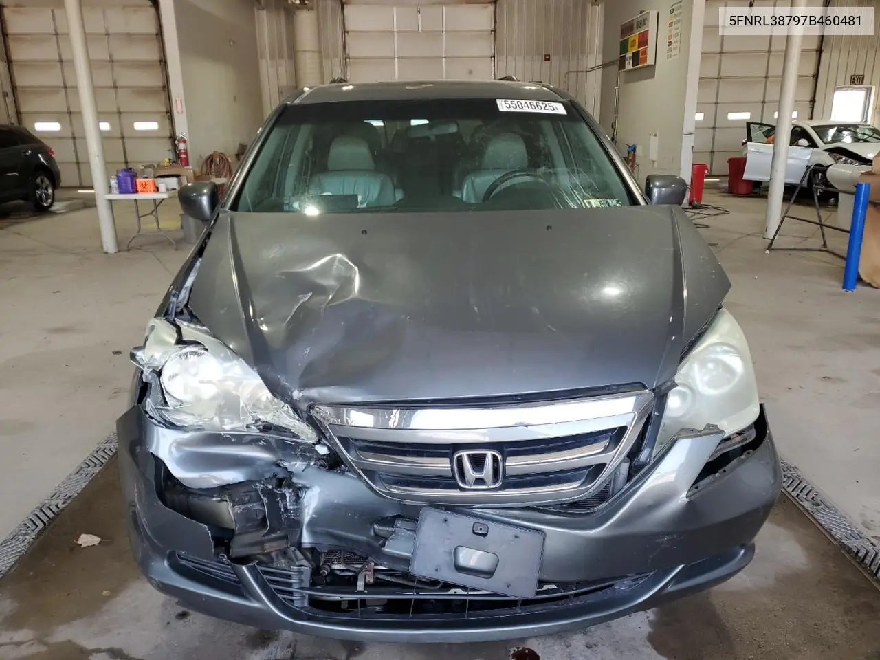 2007 Honda Odyssey Exl VIN: 5FNRL38797B460481 Lot: 55046625
