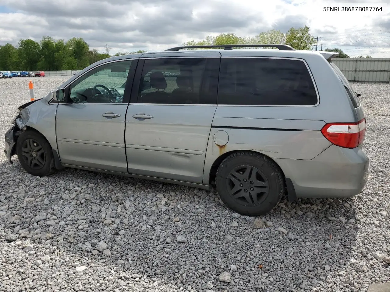 2007 Honda Odyssey Exl VIN: 5FNRL38687B087764 Lot: 56688065