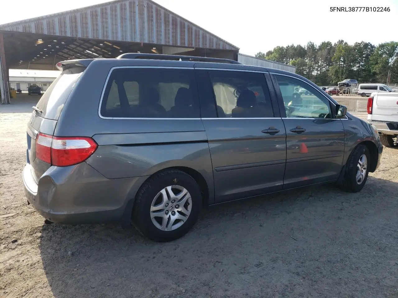 2007 Honda Odyssey Exl VIN: 5FNRL38777B102246 Lot: 56843335