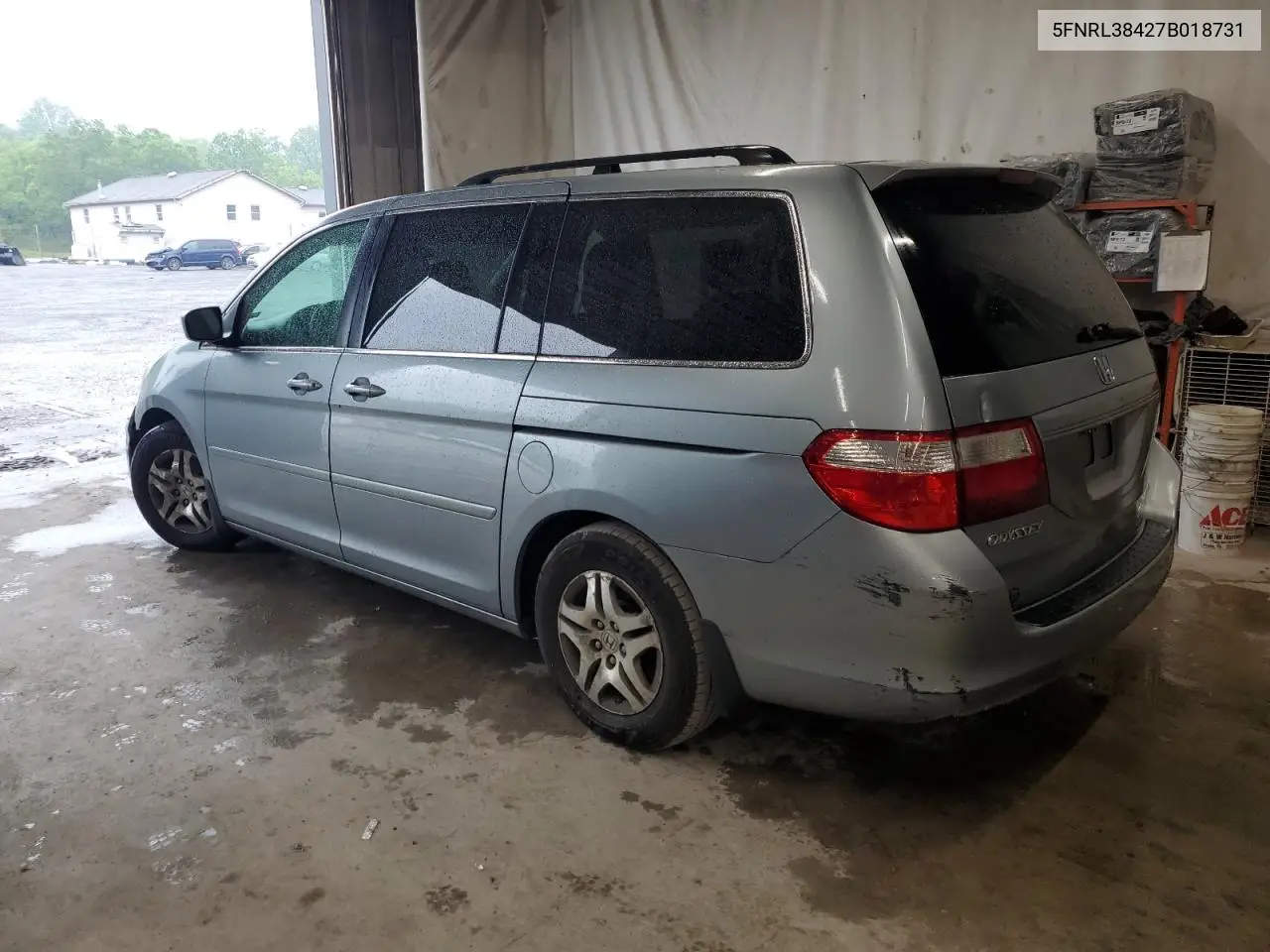 2007 Honda Odyssey Ex VIN: 5FNRL38427B018731 Lot: 56844265