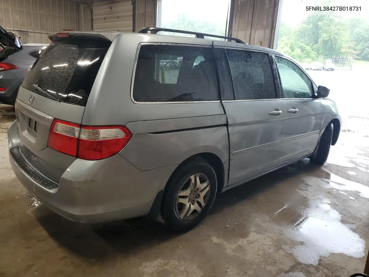2007 Honda Odyssey Ex VIN: 5FNRL38427B018731 Lot: 56844265
