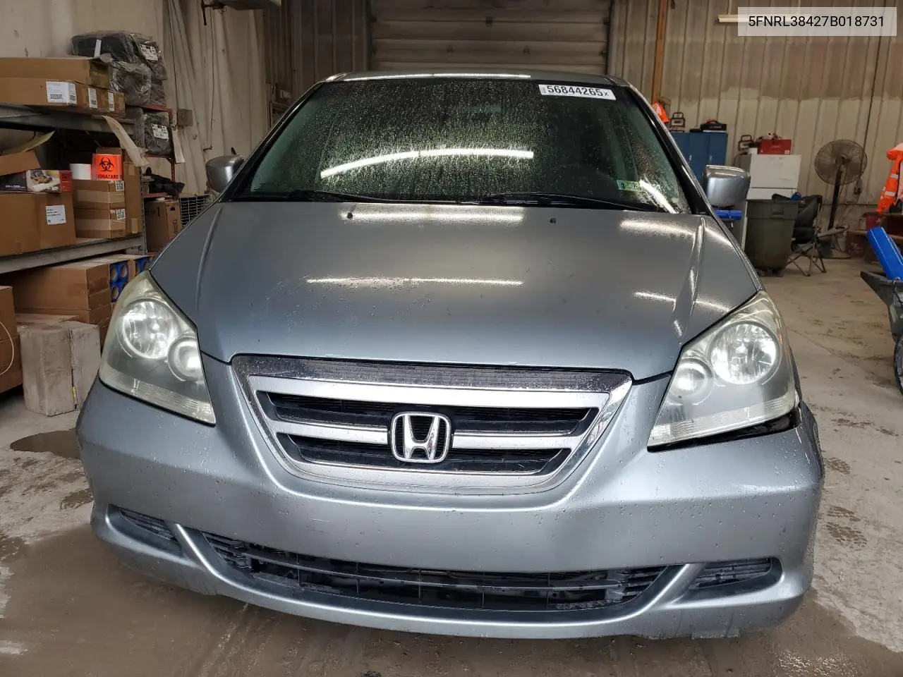 2007 Honda Odyssey Ex VIN: 5FNRL38427B018731 Lot: 56844265
