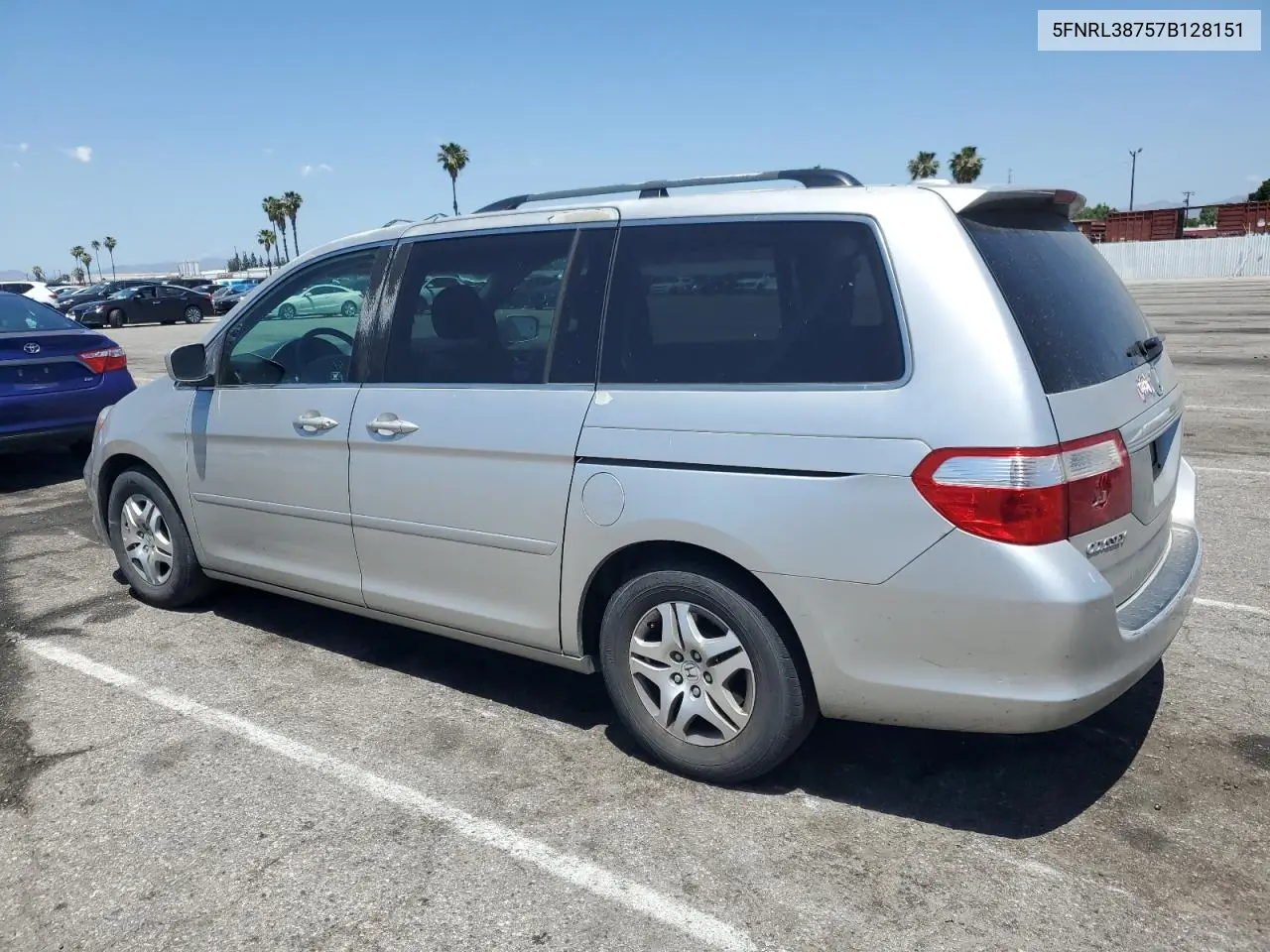 2007 Honda Odyssey Exl VIN: 5FNRL38757B128151 Lot: 57239895