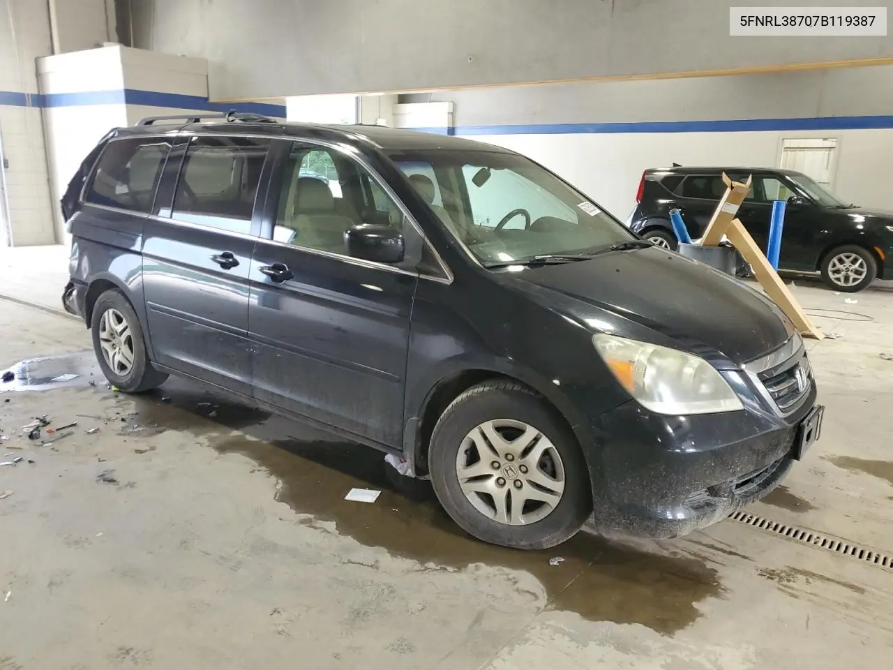 2007 Honda Odyssey Exl VIN: 5FNRL38707B119387 Lot: 62262505