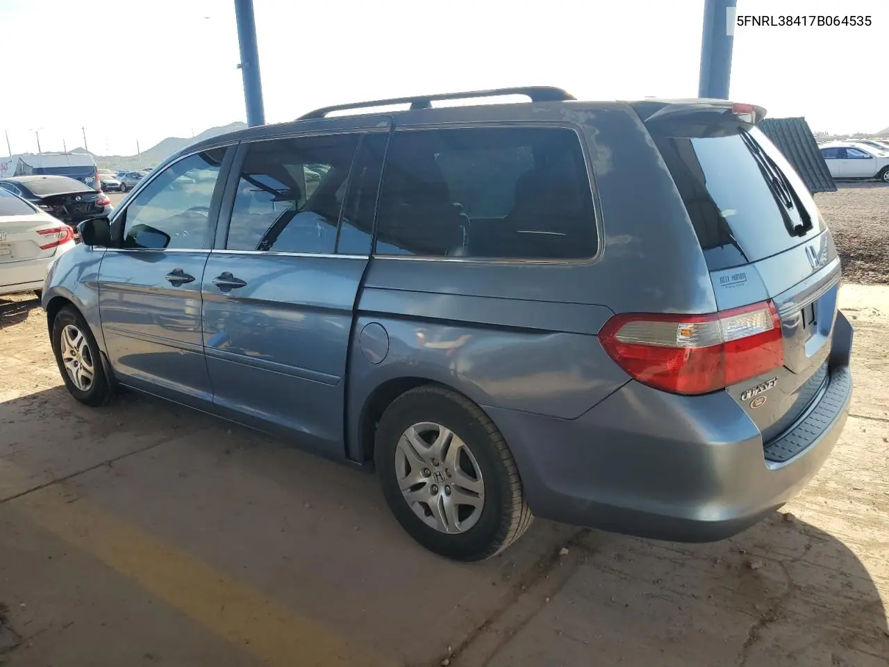 2007 Honda Odyssey Ex VIN: 5FNRL38417B064535 Lot: 62458385