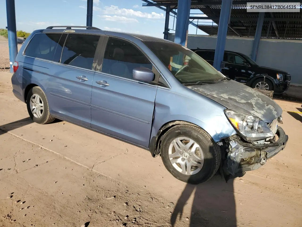 2007 Honda Odyssey Ex VIN: 5FNRL38417B064535 Lot: 62458385