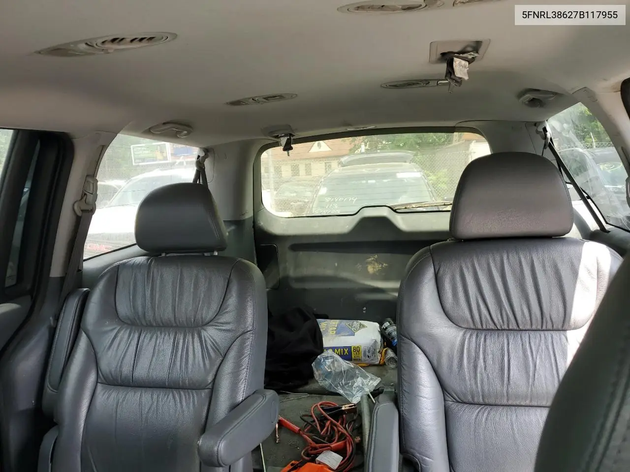 2007 Honda Odyssey Exl VIN: 5FNRL38627B117955 Lot: 62692435