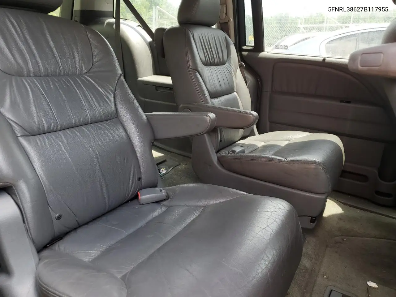 2007 Honda Odyssey Exl VIN: 5FNRL38627B117955 Lot: 62692435