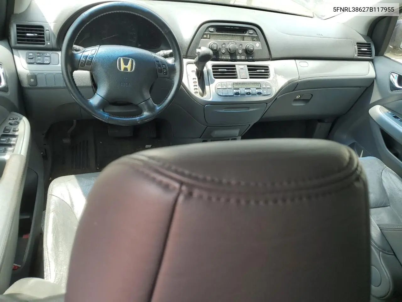 2007 Honda Odyssey Exl VIN: 5FNRL38627B117955 Lot: 62692435