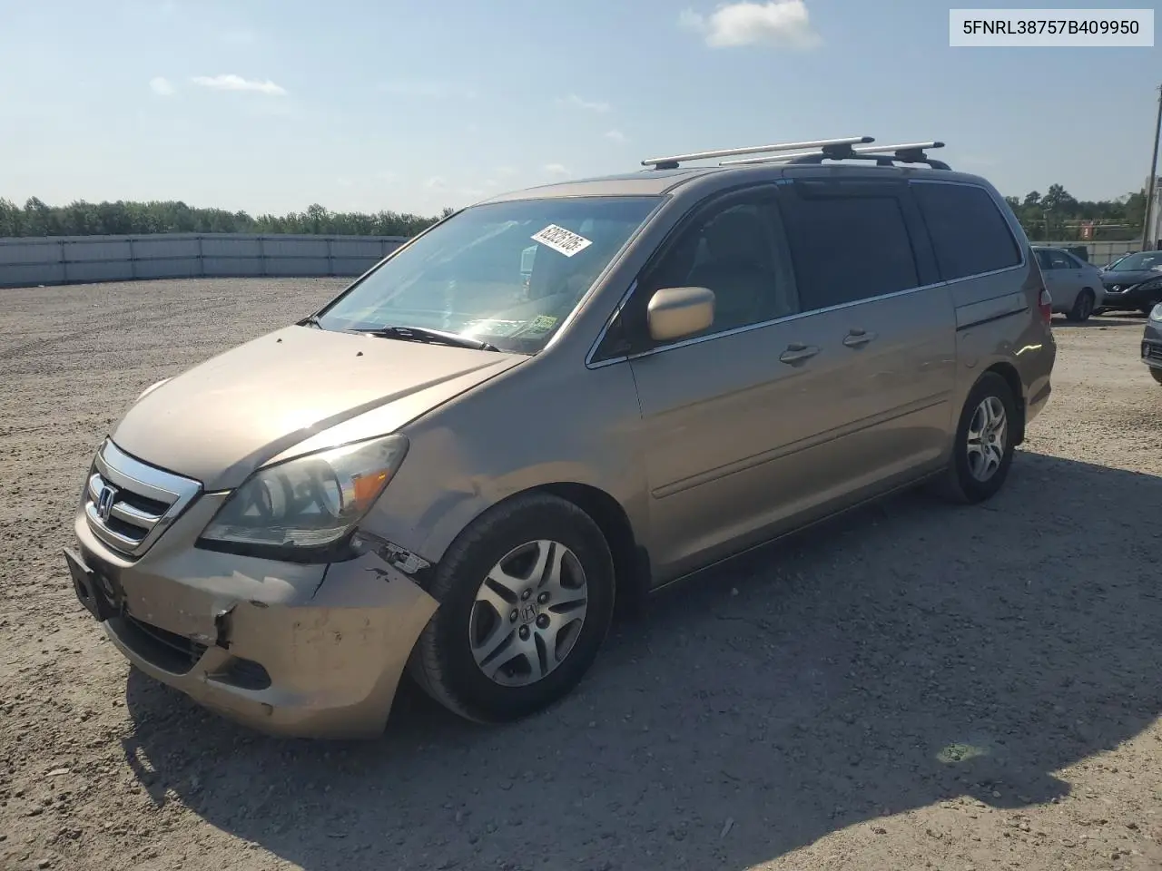 2007 Honda Odyssey Exl VIN: 5FNRL38757B409950 Lot: 62826105