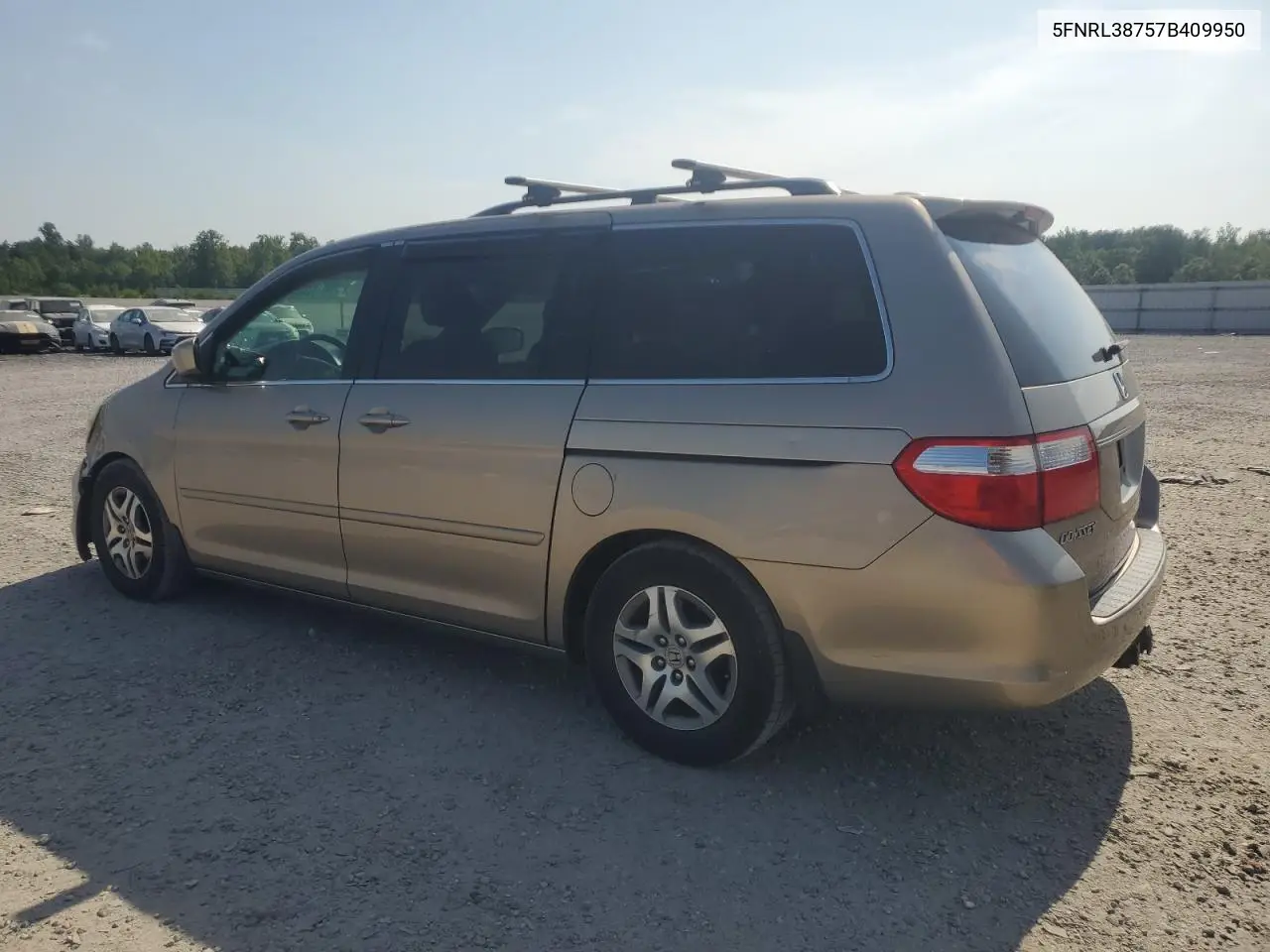 2007 Honda Odyssey Exl VIN: 5FNRL38757B409950 Lot: 62826105