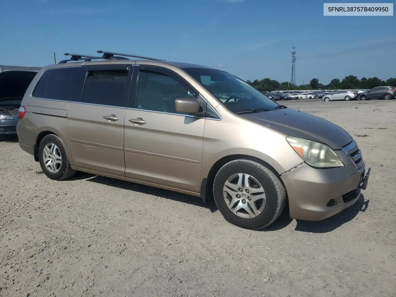 2007 Honda Odyssey Exl VIN: 5FNRL38757B409950 Lot: 62826105