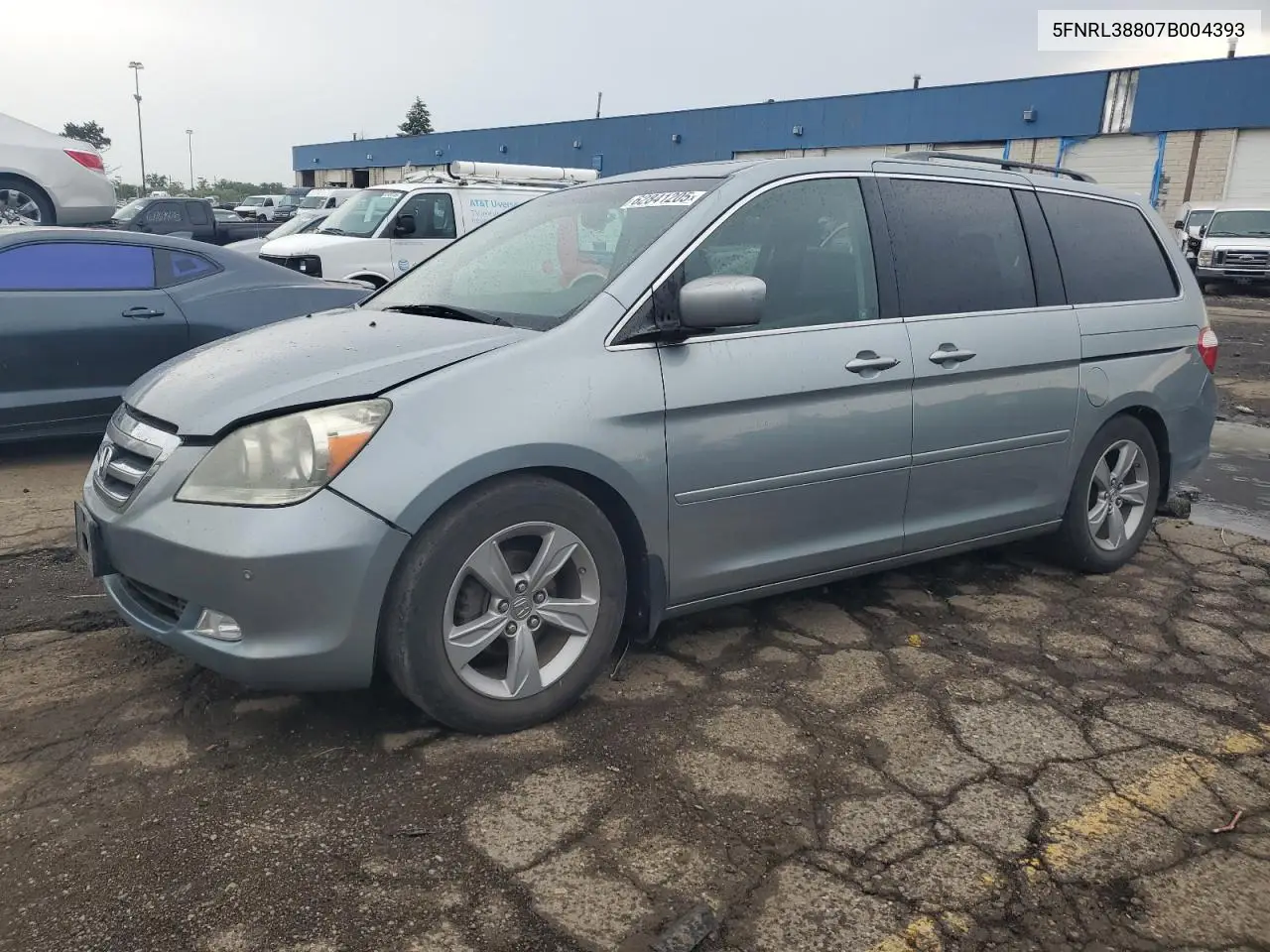 2007 Honda Odyssey Touring VIN: 5FNRL38807B004393 Lot: 62841205