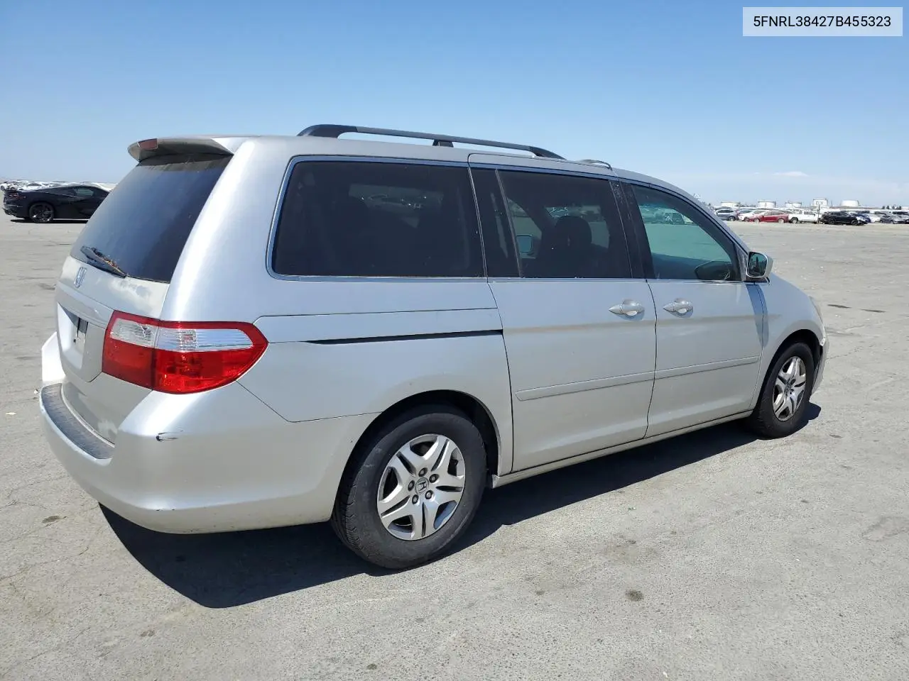 2007 Honda Odyssey Ex VIN: 5FNRL38427B455323 Lot: 63161995