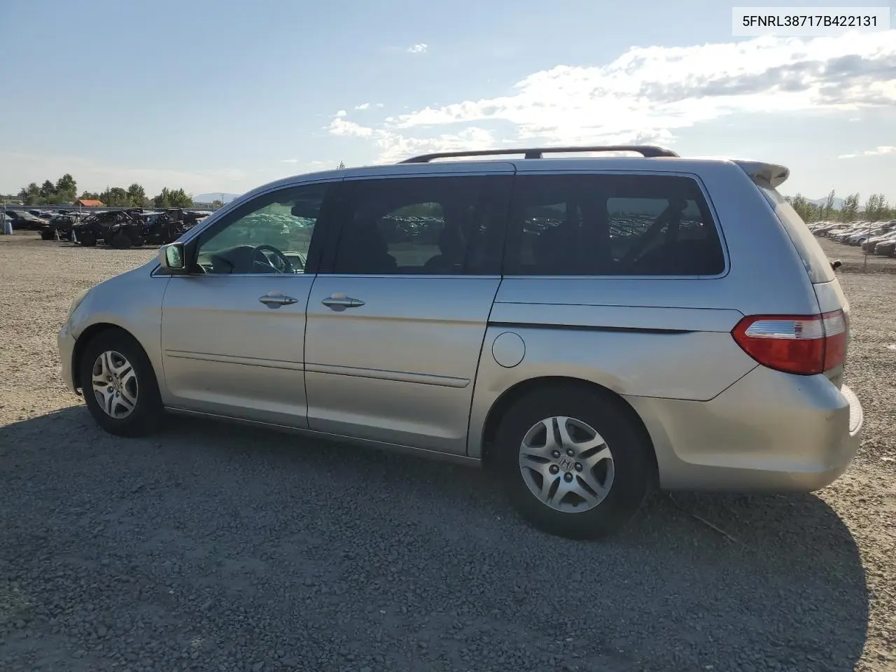 2007 Honda Odyssey Exl VIN: 5FNRL38717B422131 Lot: 63208635