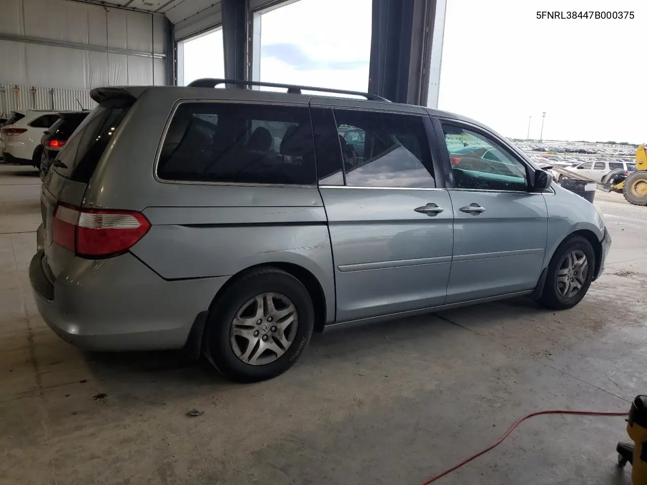 2007 Honda Odyssey Ex VIN: 5FNRL38447B000375 Lot: 63231985