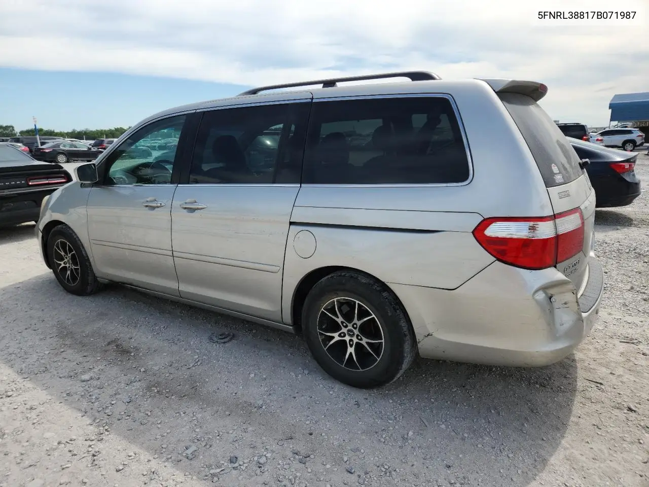 2007 Honda Odyssey Touring VIN: 5FNRL38817B071987 Lot: 63314085