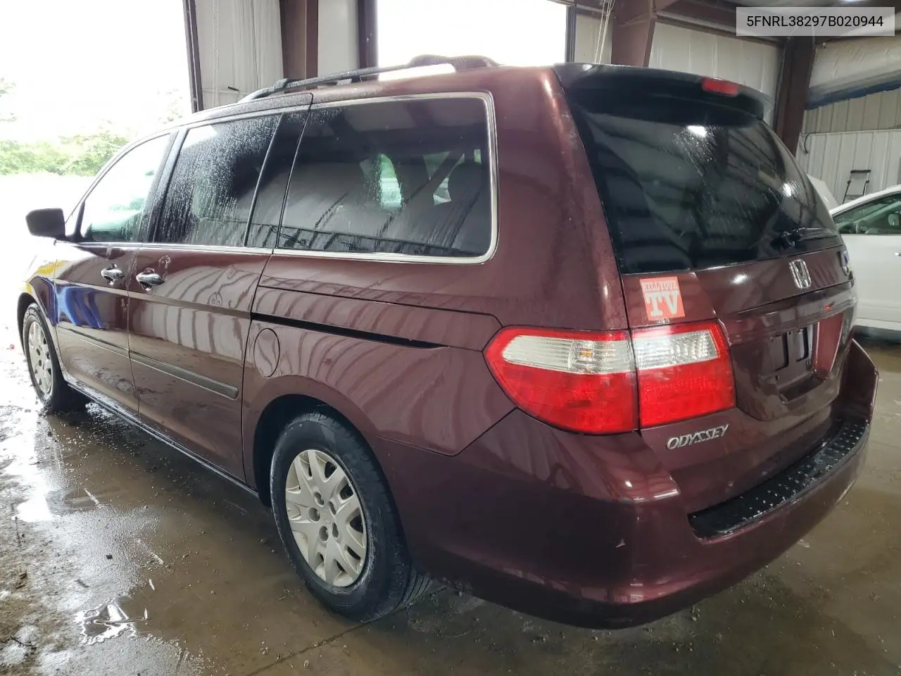 2007 Honda Odyssey Lx VIN: 5FNRL38297B020944 Lot: 63638945