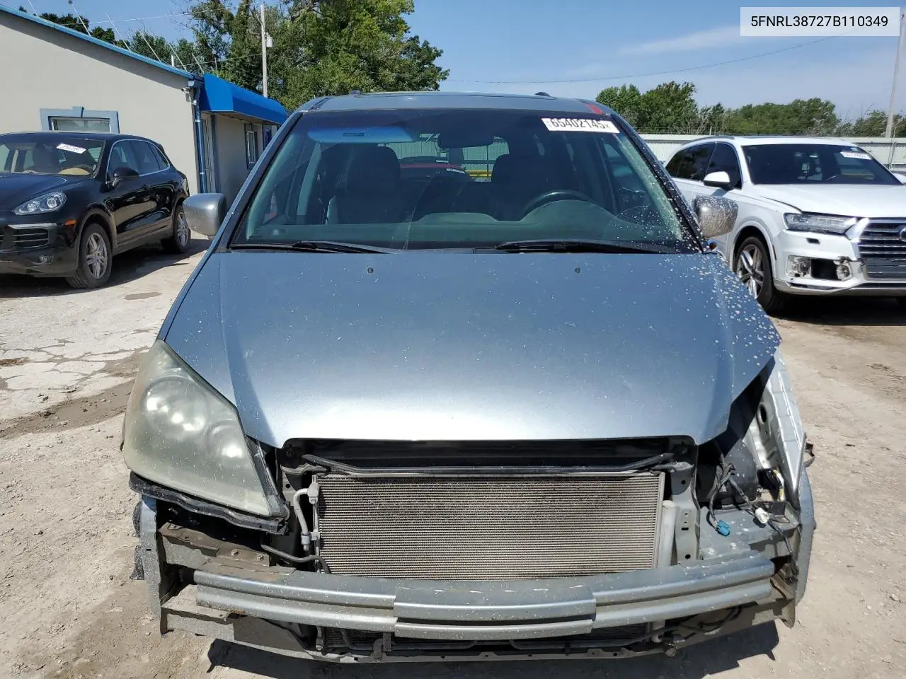 2007 Honda Odyssey Exl VIN: 5FNRL38727B110349 Lot: 65402145