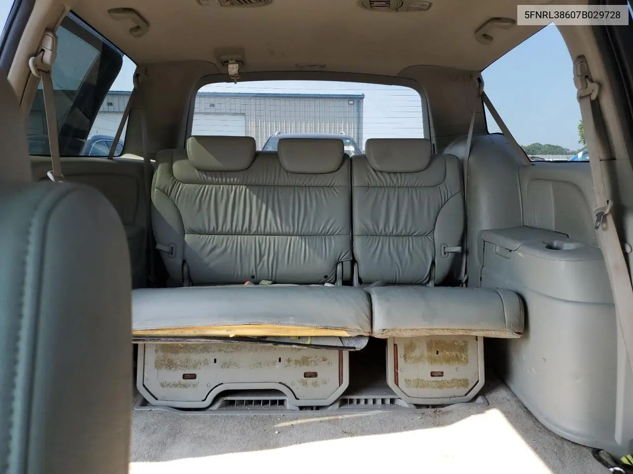 2007 Honda Odyssey Exl VIN: 5FNRL38607B029728 Lot: 65721205