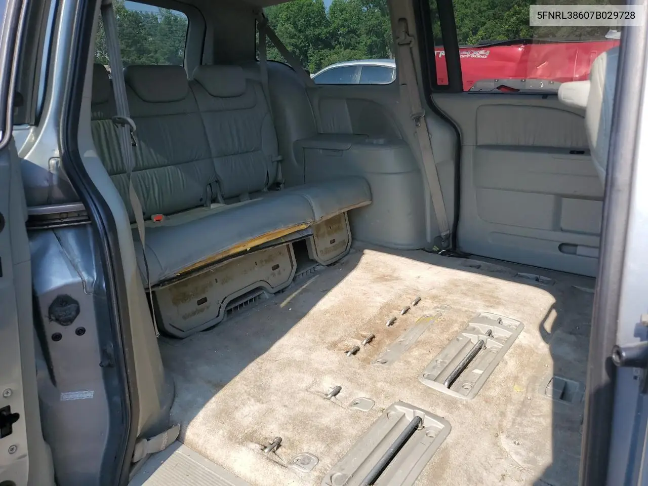 2007 Honda Odyssey Exl VIN: 5FNRL38607B029728 Lot: 65721205