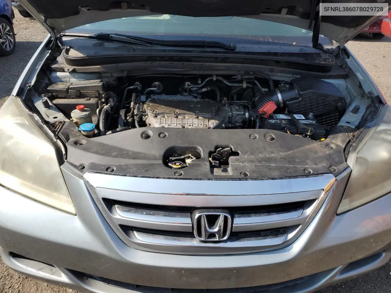 2007 Honda Odyssey Exl VIN: 5FNRL38607B029728 Lot: 65721205