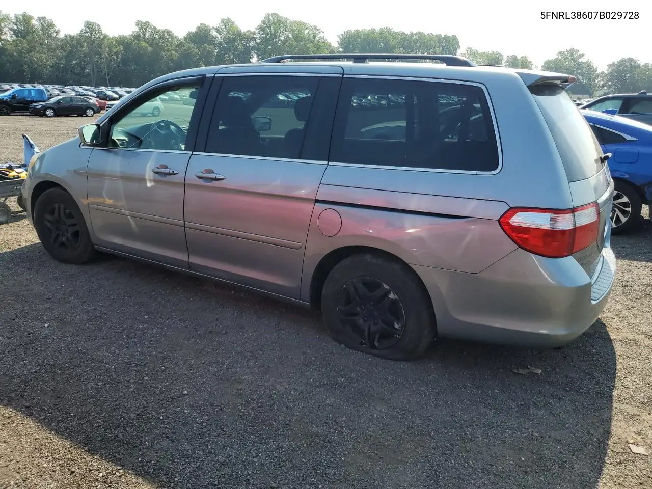 2007 Honda Odyssey Exl VIN: 5FNRL38607B029728 Lot: 65721205