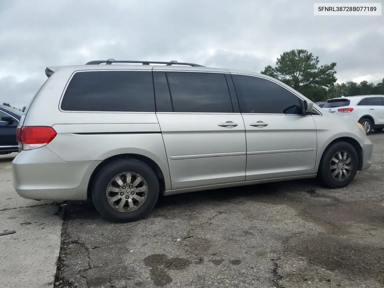 2008 Honda Odyssey Exl VIN: 5FNRL38728B077189 Lot: 56710445