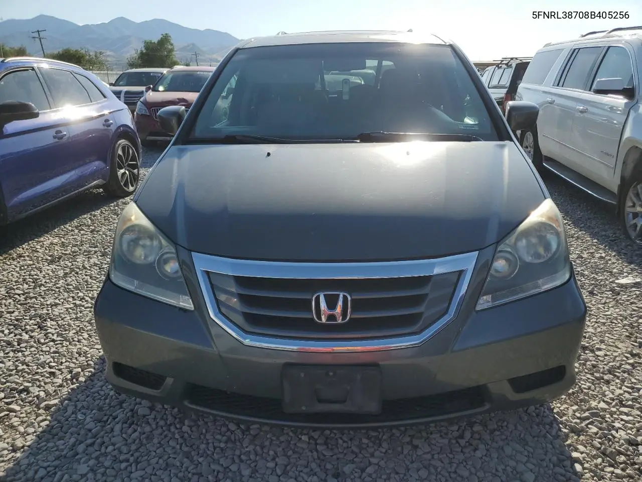 2008 Honda Odyssey Exl VIN: 5FNRL38708B405256 Lot: 63029145