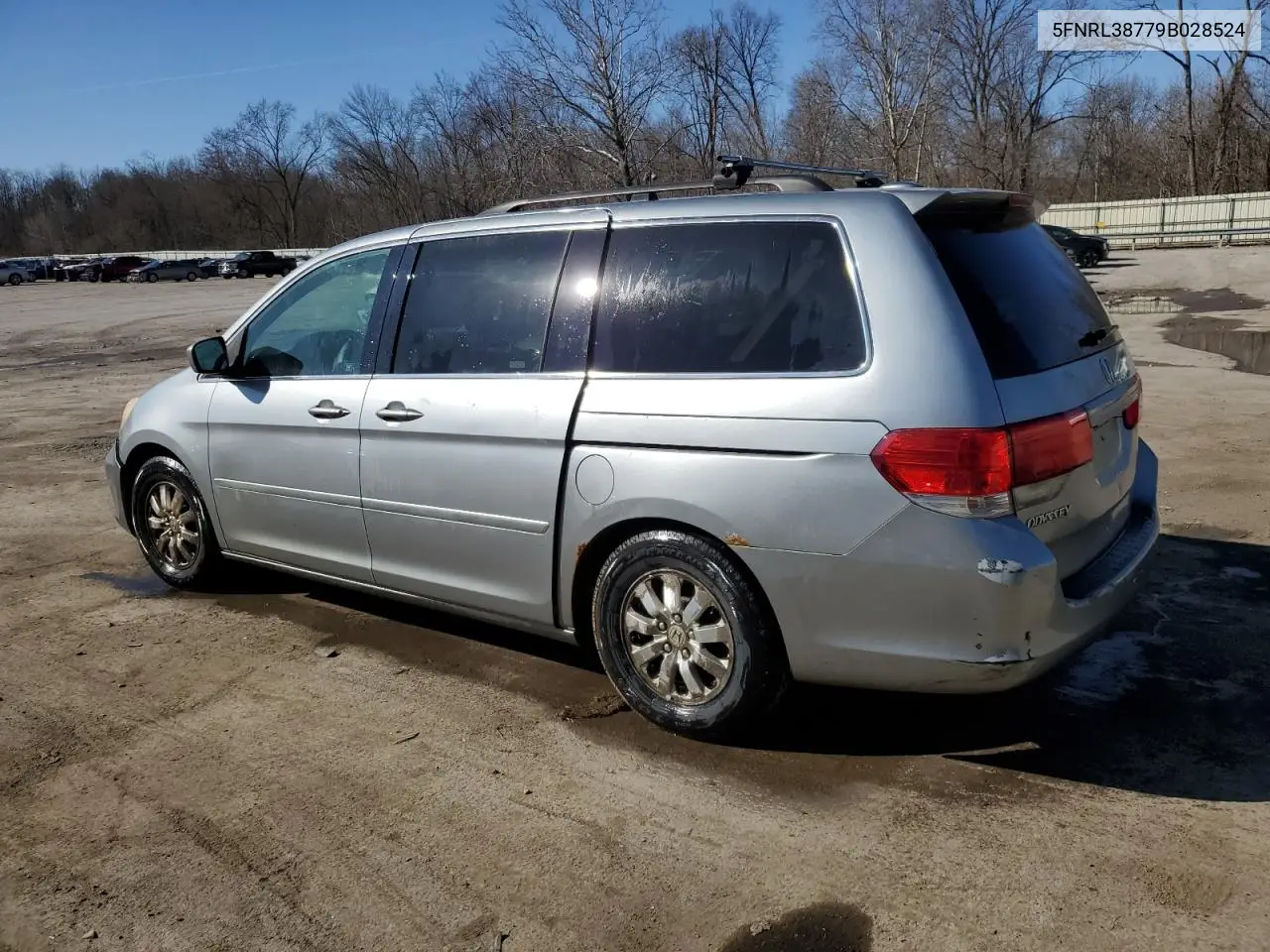 2009 Honda Odyssey Exl VIN: 5FNRL38779B028524 Lot: 48247625