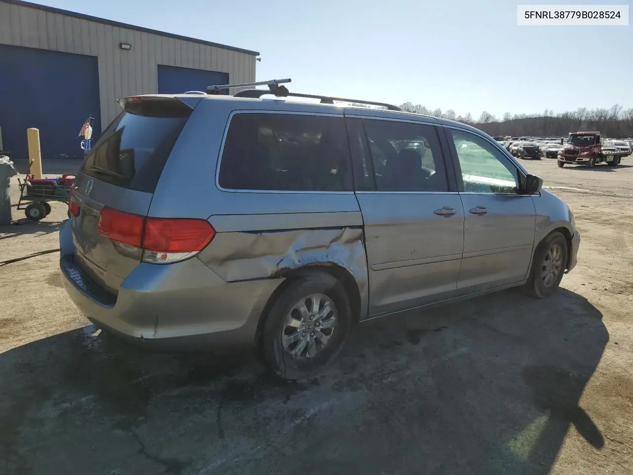 2009 Honda Odyssey Exl VIN: 5FNRL38779B028524 Lot: 48247625