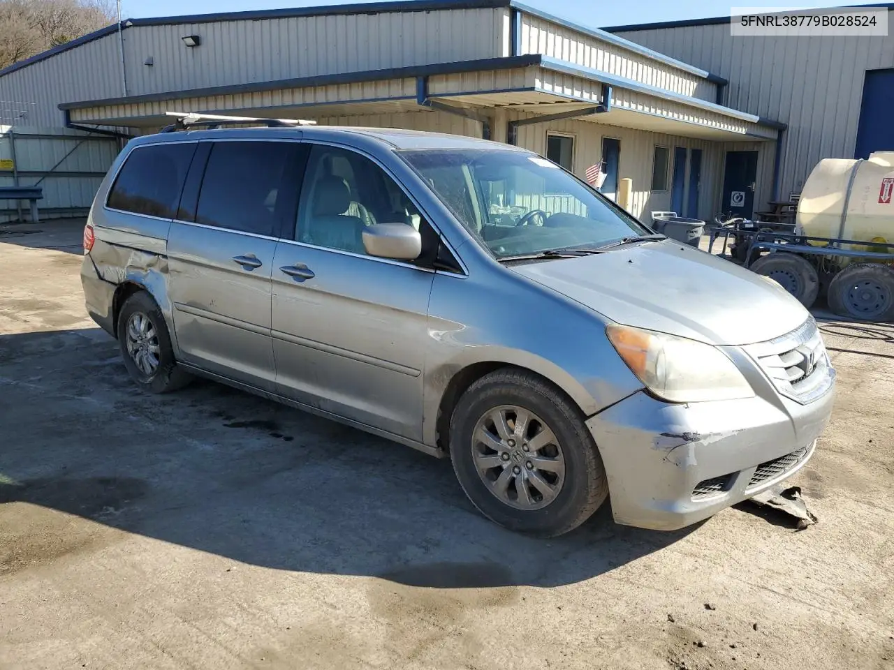 2009 Honda Odyssey Exl VIN: 5FNRL38779B028524 Lot: 48247625