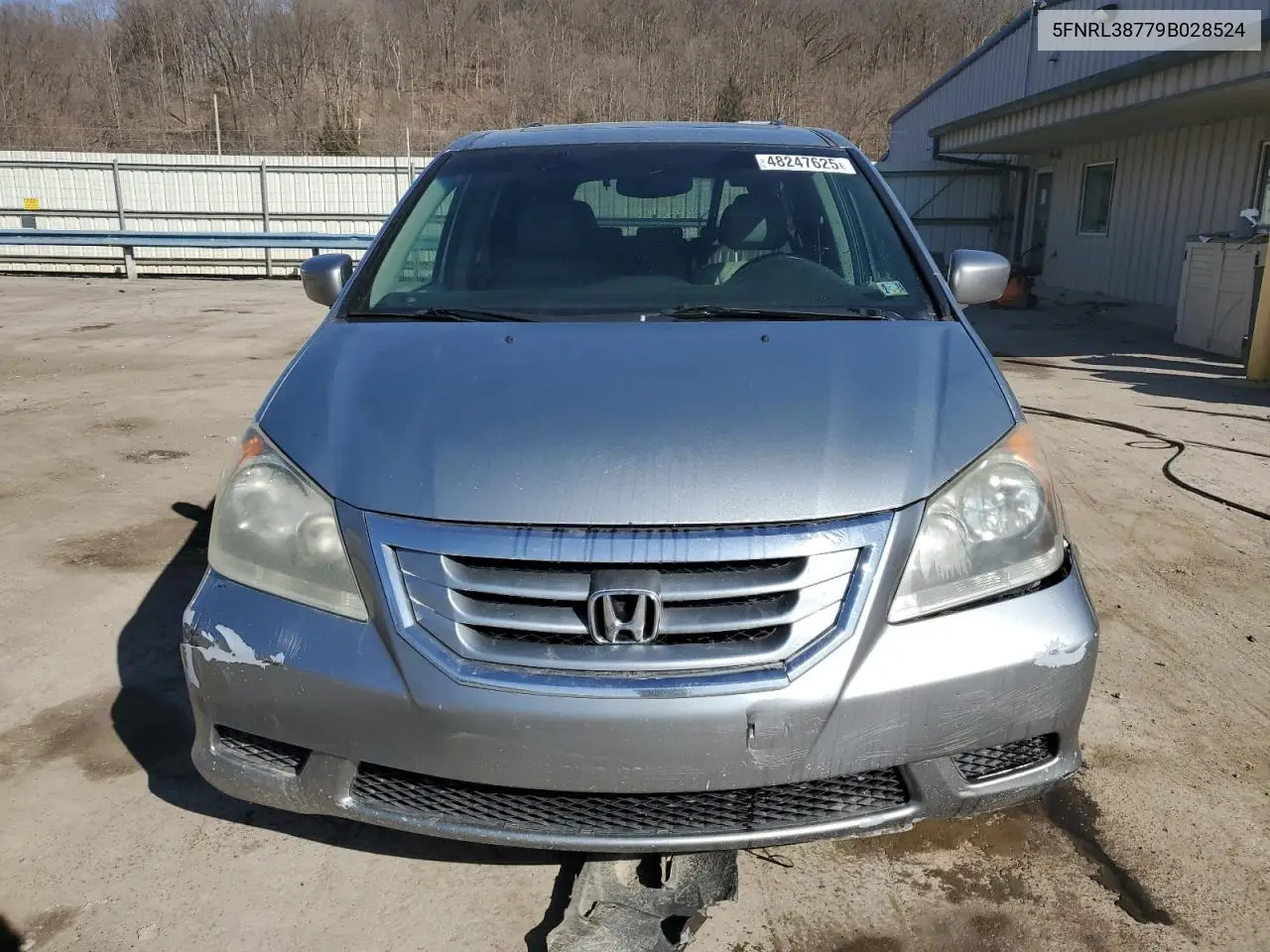 2009 Honda Odyssey Exl VIN: 5FNRL38779B028524 Lot: 48247625