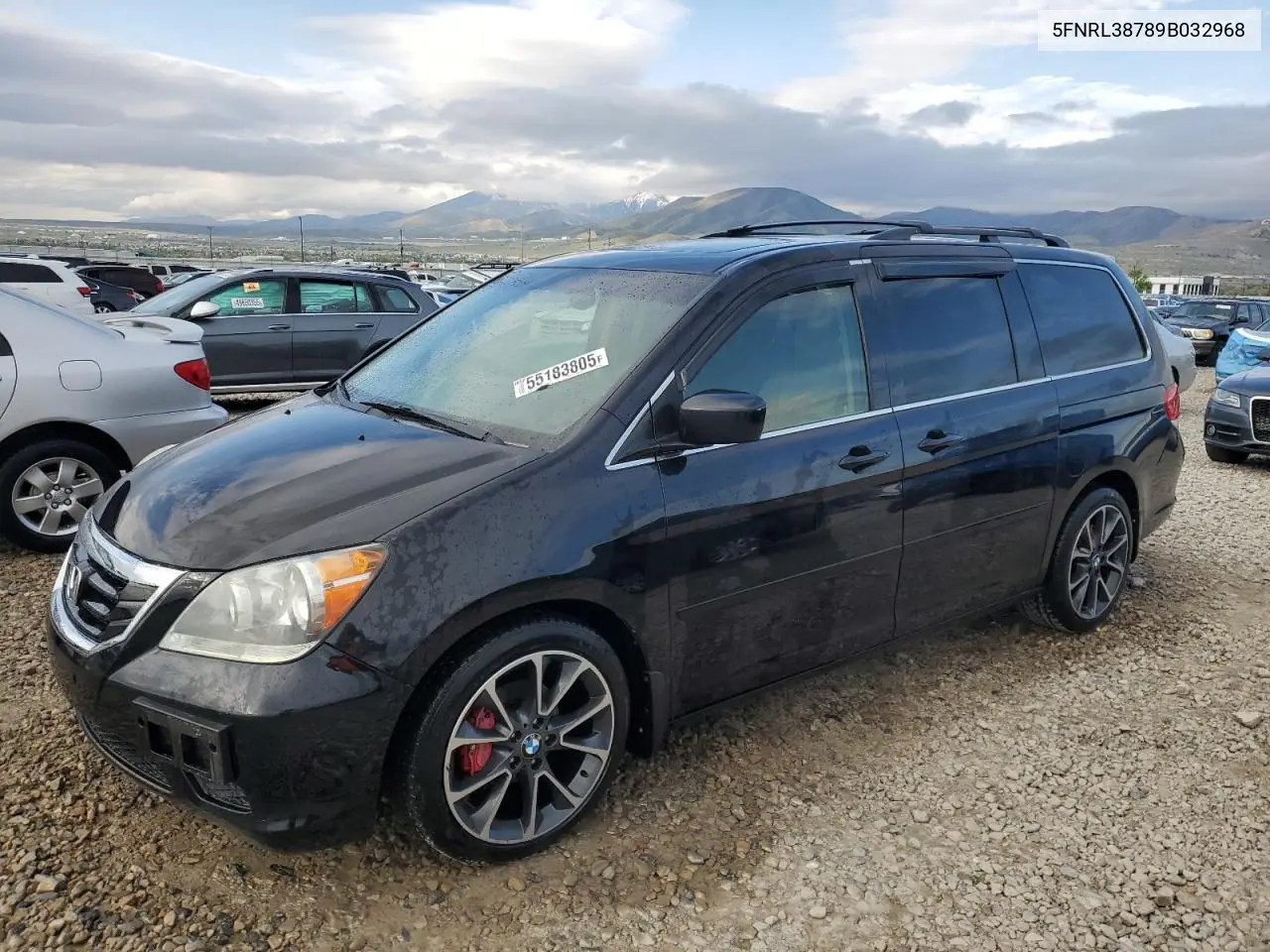 2009 Honda Odyssey Exl VIN: 5FNRL38789B032968 Lot: 55183805