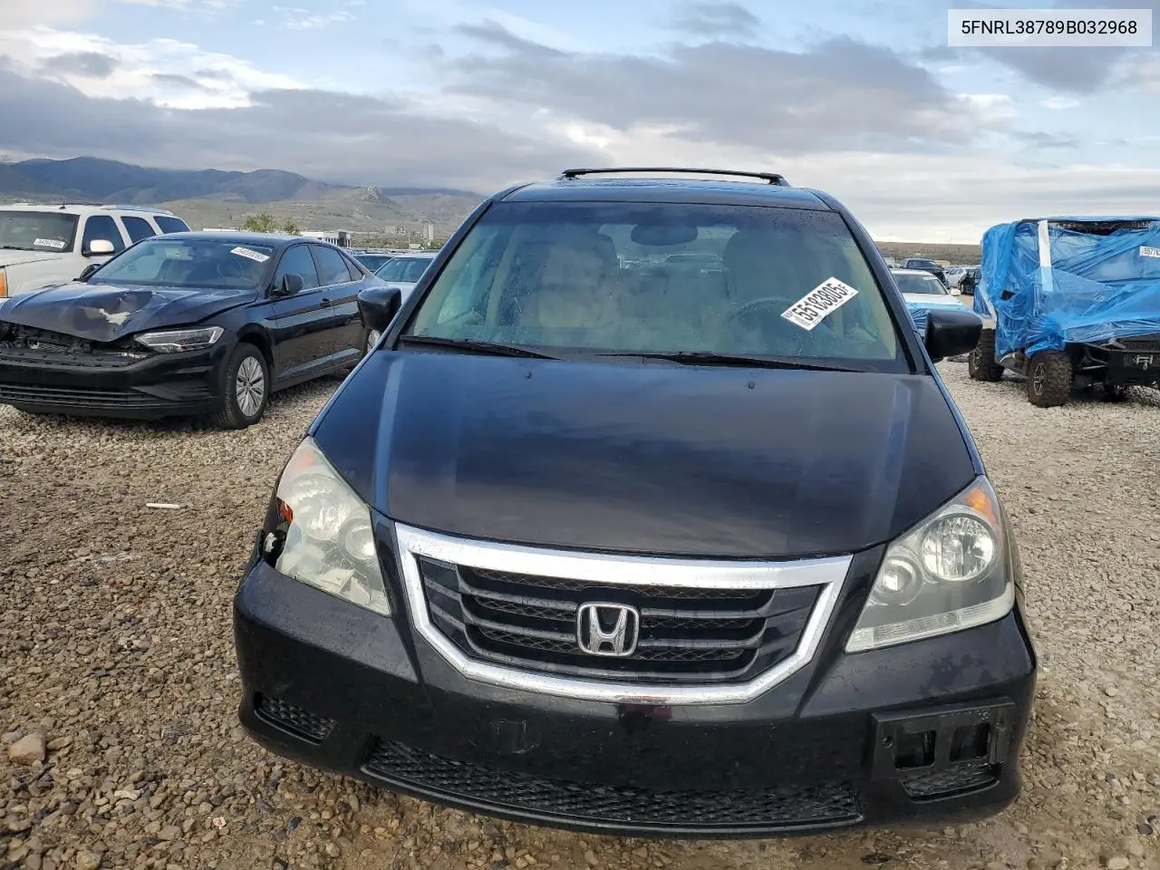 2009 Honda Odyssey Exl VIN: 5FNRL38789B032968 Lot: 55183805