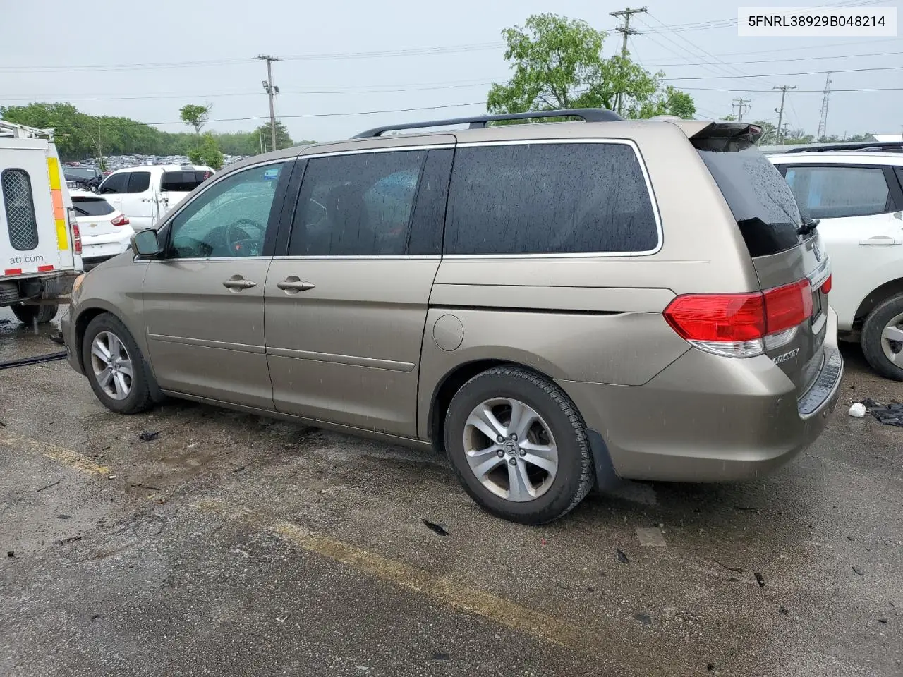 2009 Honda Odyssey Touring VIN: 5FNRL38929B048214 Lot: 56735165