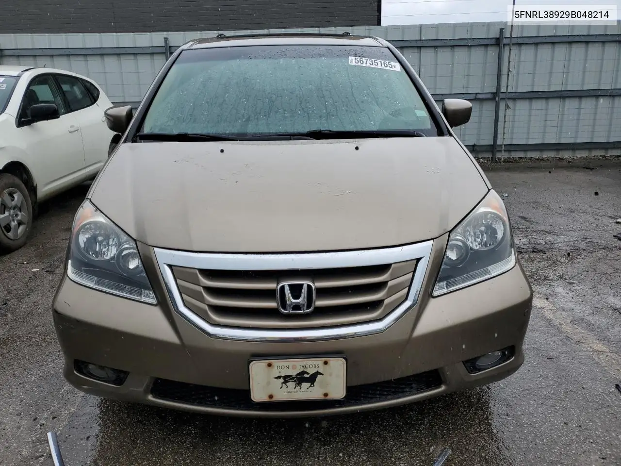 2009 Honda Odyssey Touring VIN: 5FNRL38929B048214 Lot: 56735165