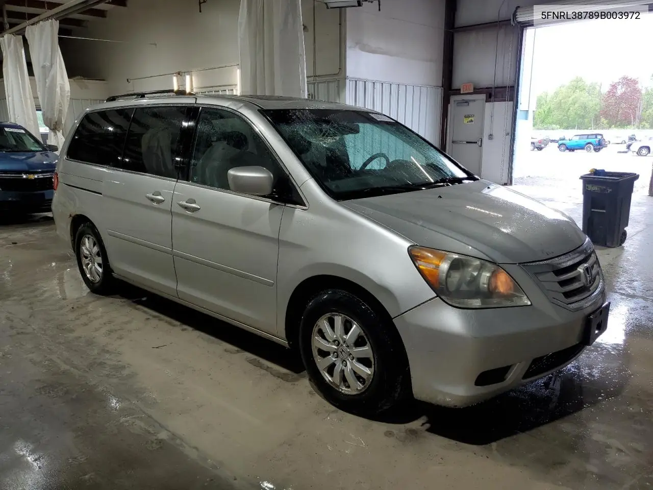 2009 Honda Odyssey Exl VIN: 5FNRL38789B003972 Lot: 58635355