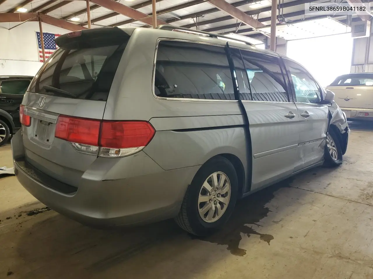 2009 Honda Odyssey Exl VIN: 5FNRL38659B041182 Lot: 61716185